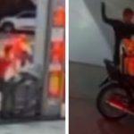 VÍDEO: Frentista e motociclista são atacados com facadas em posto de combustíveis em Manaus