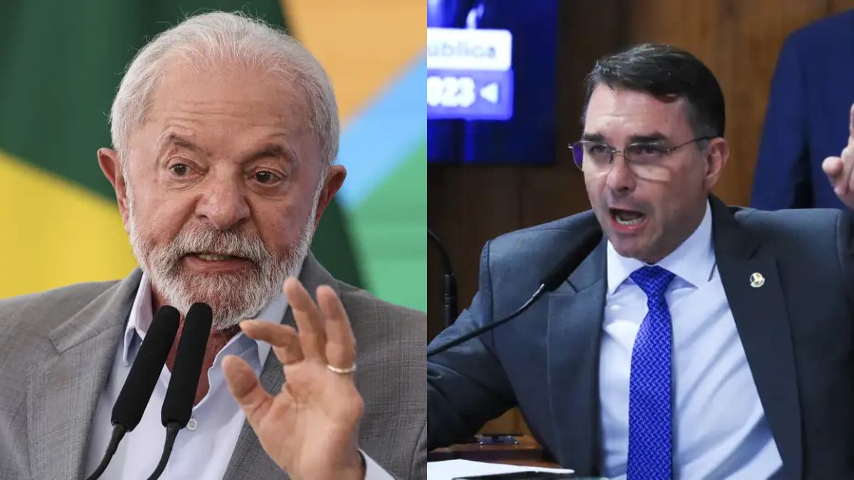 Pesquisa mostra Flávio Bolsonaro e Lula em empate técnico no 2º turno