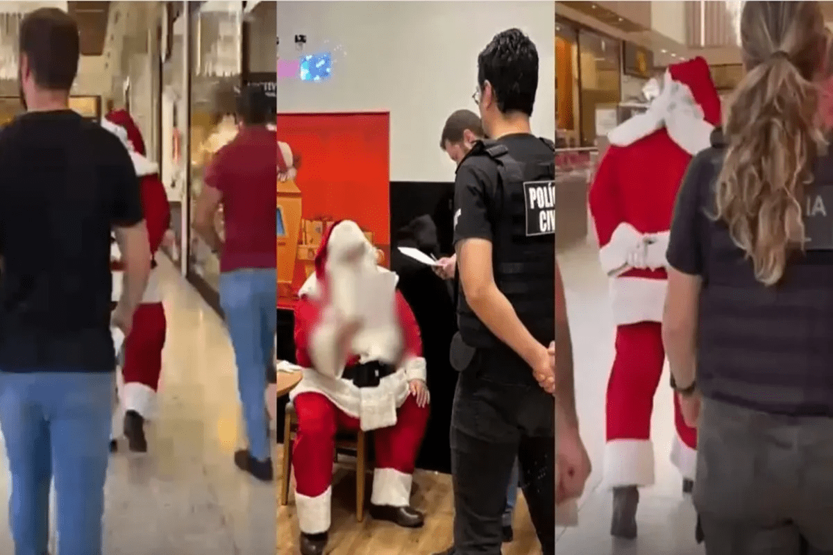 Papai Noel é preso em shopping por estupro de vulnerável
