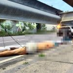 Motociclista morre após bater e ficar preso em fiação elétrica em Manaus