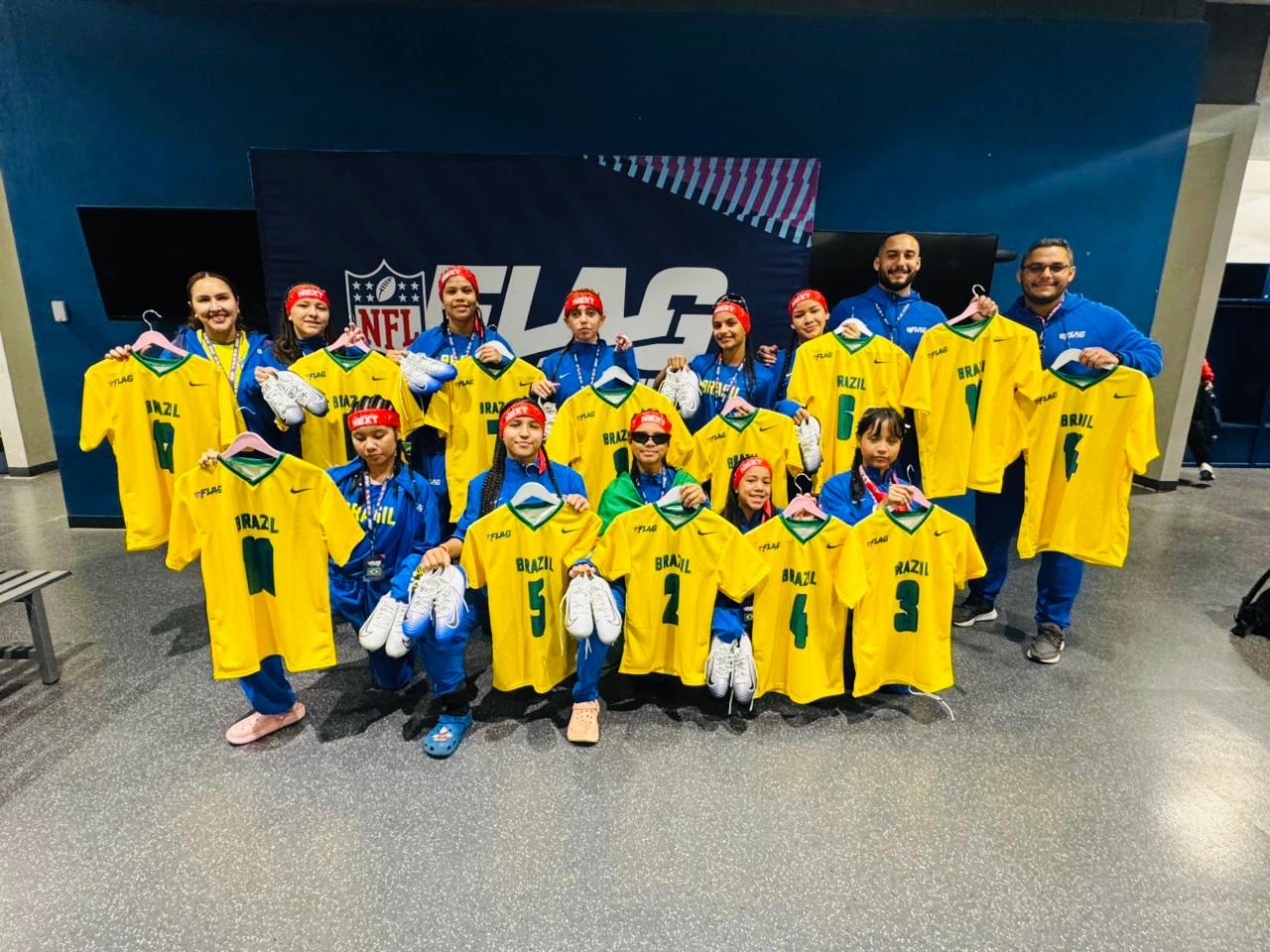 Projeto AEVA leva Brasil ao sucesso no NFL Flag Championship Americas U15