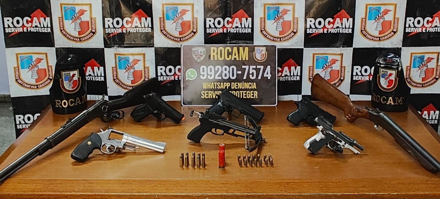 Mulher é libertada de cárcere privado e armas são apreendidas em Manacapuru