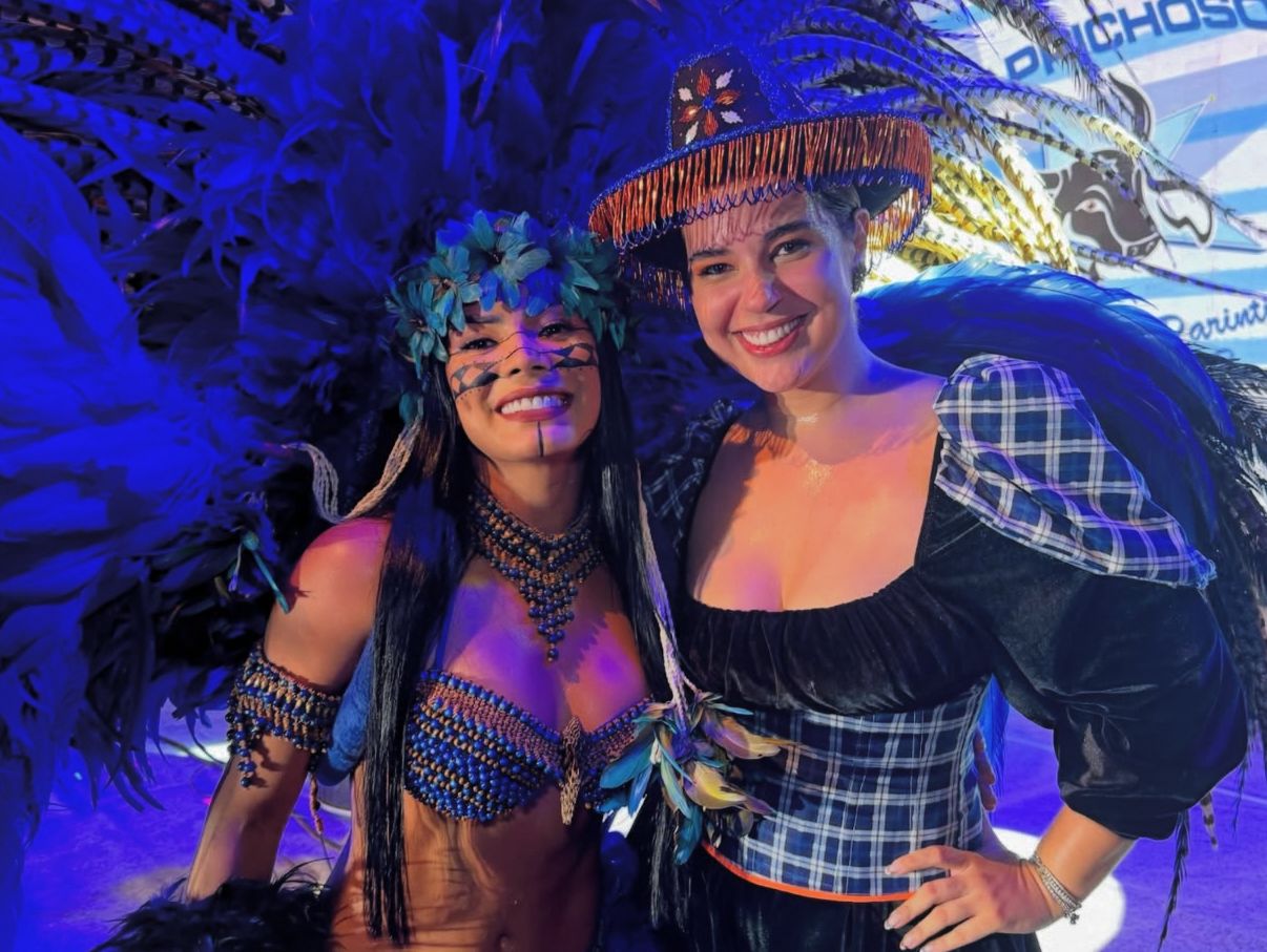 Torcedora do Caprichoso, Vivian Amorim pede votos para Marciele entrar no BBB 26