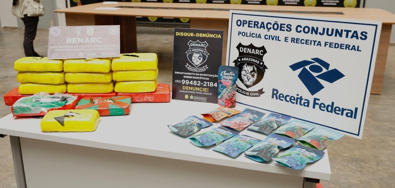 Cocaína preta e maconha líquida expõem sofisticação do tráfico e acendem alerta da polícia no AM