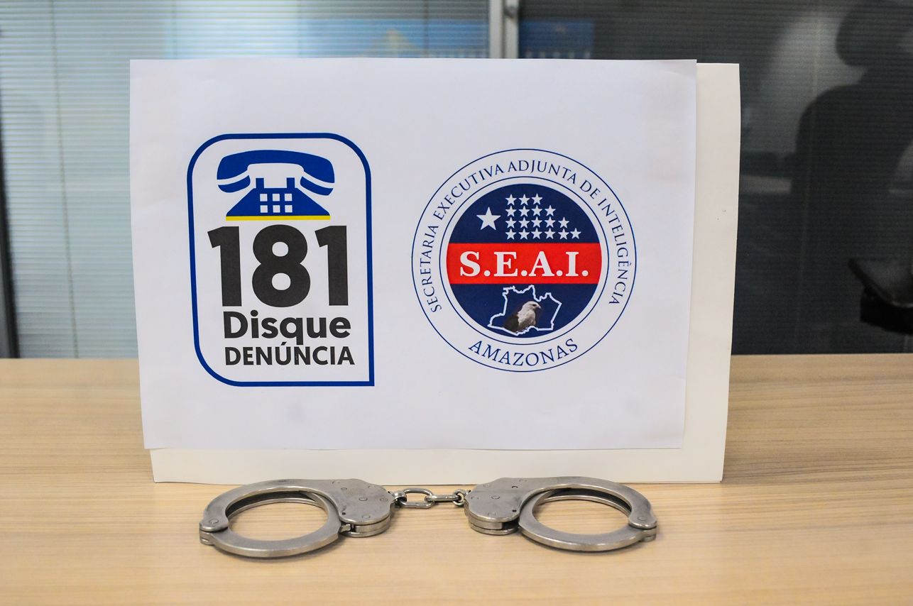 Mais de 6 mil denúncias ao 181 levam a prisões e apreensões no Amazonas