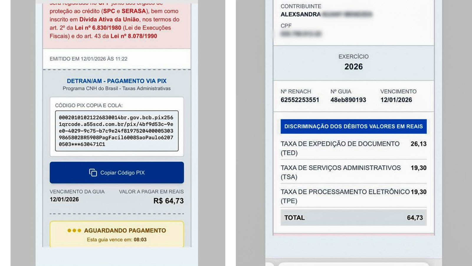 Golpe do CNH Social: Detran-AM alerta sobre sites falsos que cobram indevidamente