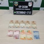 Suspeito é preso ao tentar pagar compras com dinheiro falso em mercadinho de Manaus