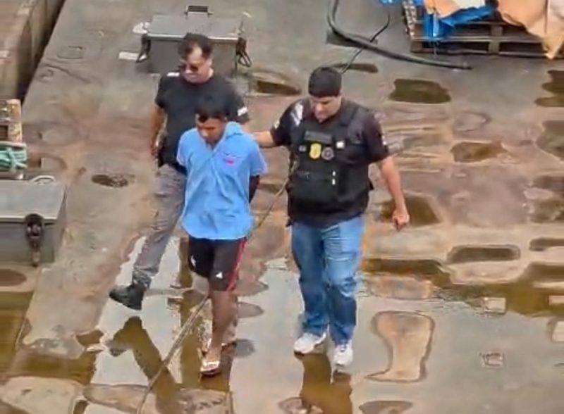Polícia prende homem suspeito de matar tripulante a facadas no Porto de Manaus