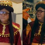 David Assayag aparece vestido de odalisca e vira destaque no Carnailha