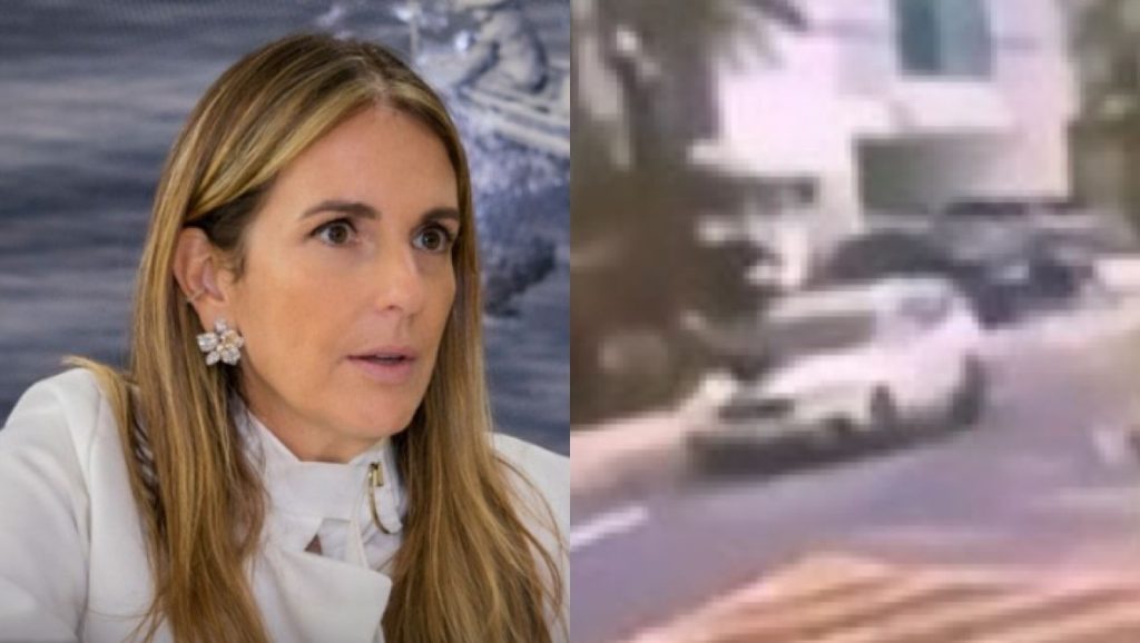 Veja momento em que Ângela Bulbol é atropelada em condomínio de Manaus