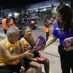 Fenapred realiza ações do Fevereiro Laranja e Roxo no sambódromo