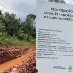 Estrada de quase R$ 150 milhões no interior do Amazonas continua tomada pela lama