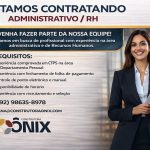 Construtora Ônix abre vagas para carpinteiro, eletricista e administrativo em Manaus