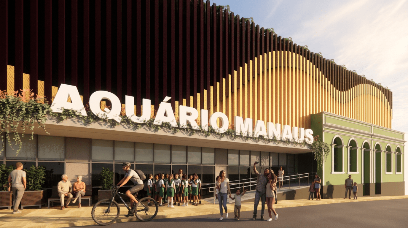 Aquário de Manaus destacará biodiversidade dos rios amazônicos