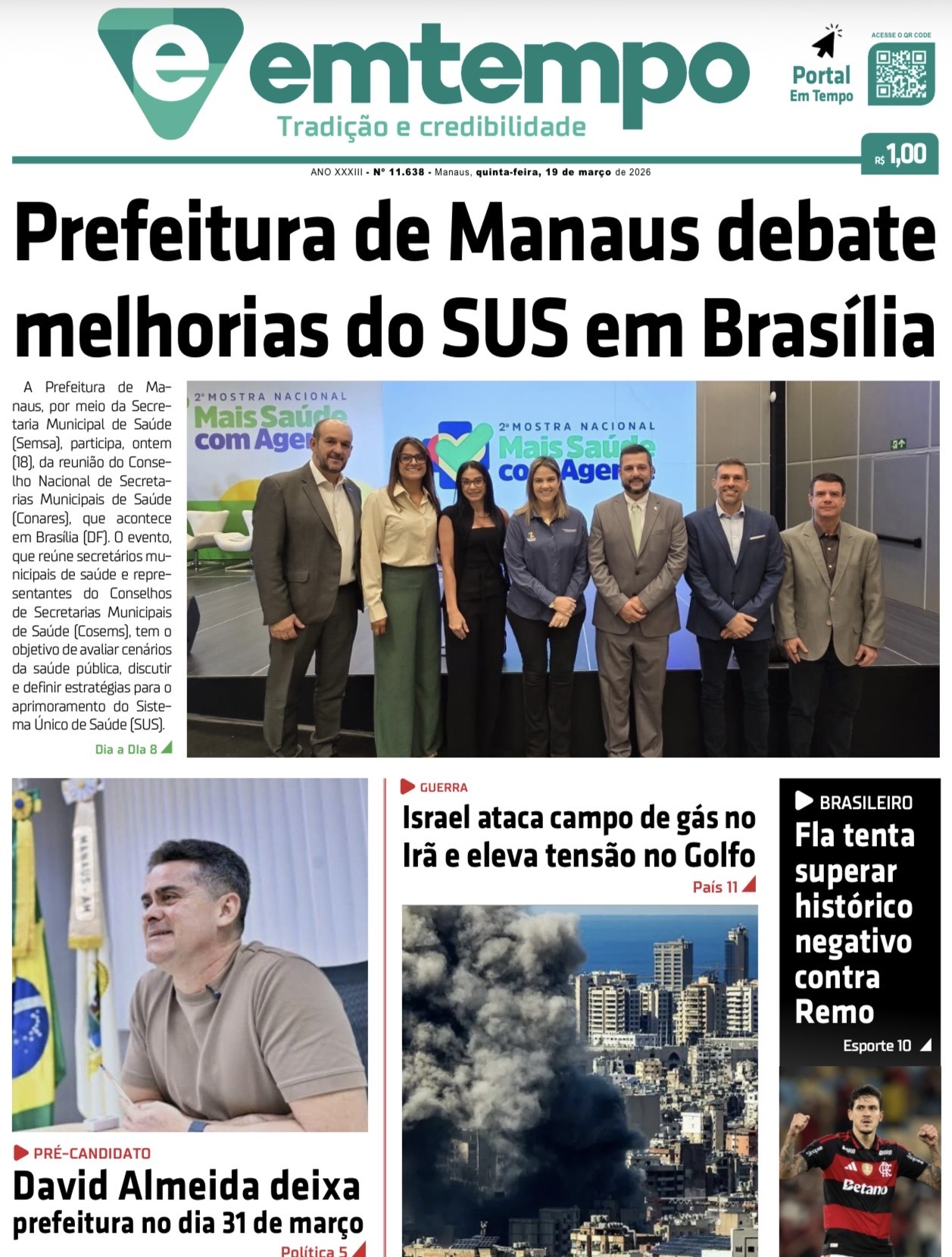 Jornal Em Tempo – quinta-feira, 19 de março de 2026