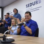 Servidores da Sedurb e UGPE fazem homenagem para Marcellus Campêlo