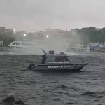 VÍDEO: Redemoinho é registrado no Porto do São Raimundo durante temporal