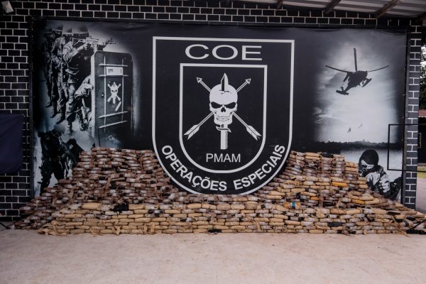 Amazonas dobra apreensões de drogas no primeiro bimestre de 2026, diz SSP