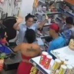VÍDEO: Criminosos rendem funcionários durante assalto a mercadinho em Manaus