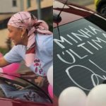 VÍDEO: Assistente social comemora última quimioterapia e recebe buzinaço de apoio em Manaus