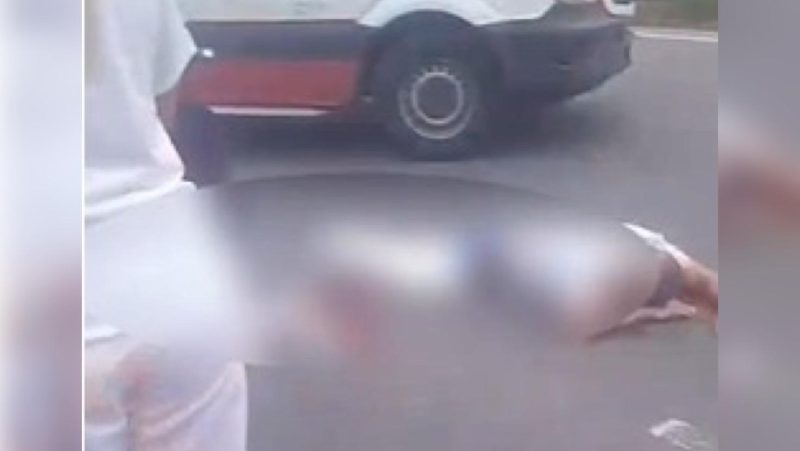 VÍDEO: Motociclista perde perna após grave acidente em Manaus