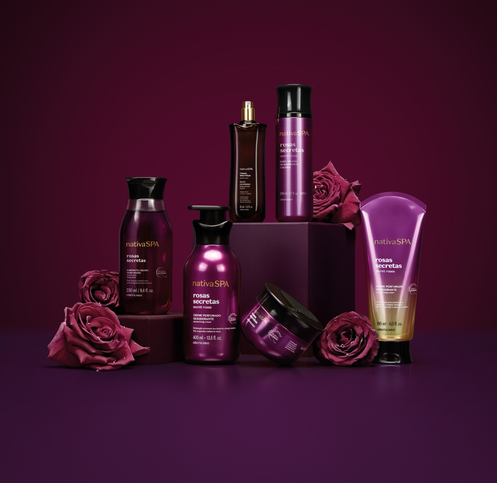 Nova linha de cuidados aposta em rosa turca e neurociência para estimular sensações e conexão emocional