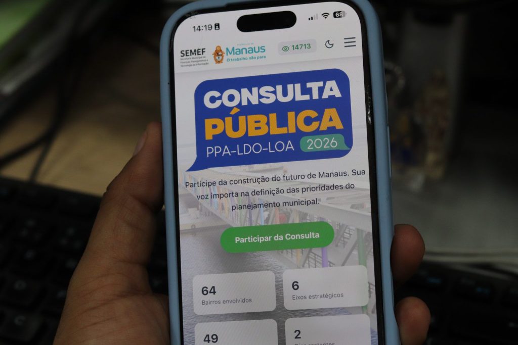 População participa da Consulta Pública 2026 para definir prioridades em Manaus