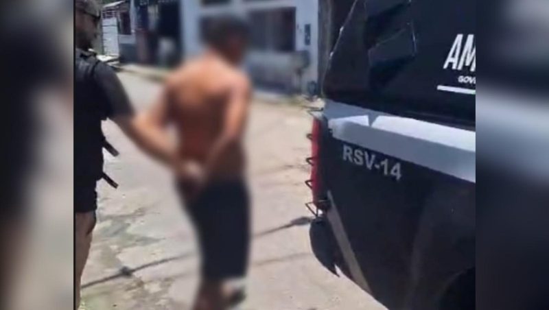 Homem é preso em Manaus após fechar portão contra o braço da irmã