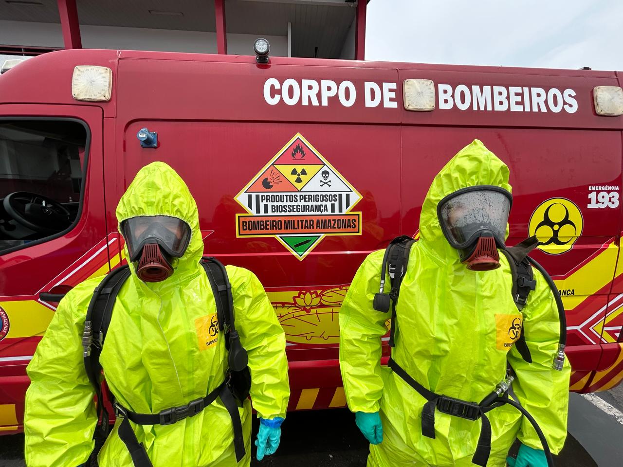 Bombeiros iniciam primeiro curso de operações em produtos perigosos do Amazonas