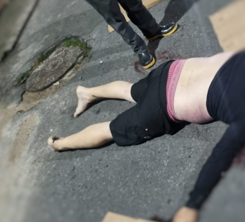 IMAGEM FORTE: Motociclista tem cabeça partida ao meio em grave acidente em Manaus