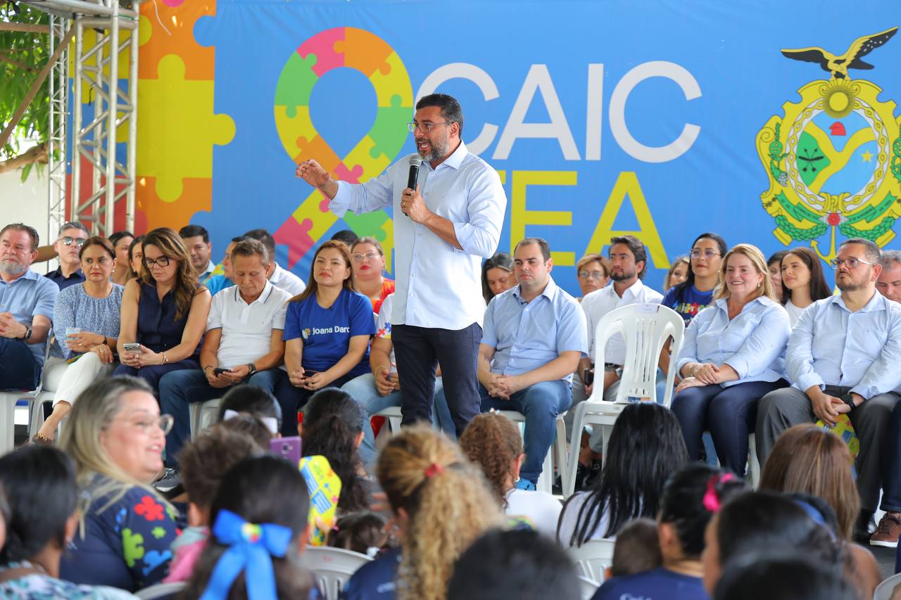Wilson Lima inaugura 3º Caic TEA e amplia atendimento a crianças com autismo em Manaus
