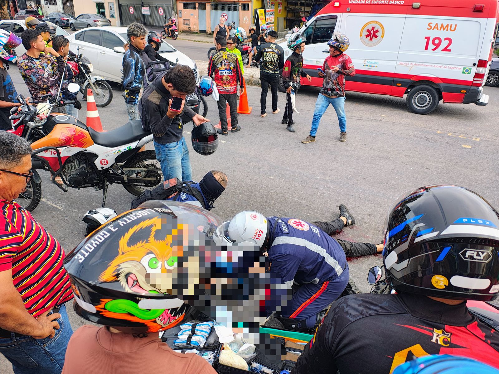 Motociclista morre após colisão com ônibus na Zona Norte de Manaus