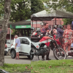 Motociclista sofre fratura na perna em acidente com carro no Lírio do Vale em Manaus