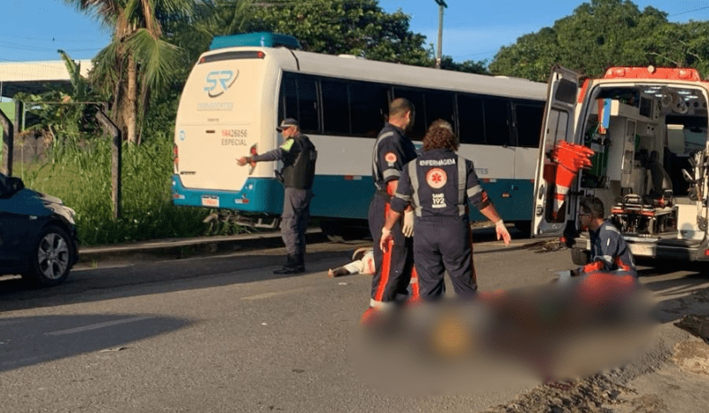 Colisão entre moto e carro deixa um morto no Tarumã, em Manaus