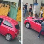 VÍDEO: Carro é roubado com bebê de dois meses dentro