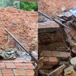 VÍDEO: Chuva causa deslizamento de barranco e destrói parte de casa em Manaus