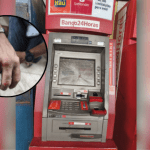 Homem é preso após destruir caixa eletrônico e sair ferido no Centro de Manaus