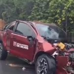 VÍDEO: Carro com vereadores de Silves capota durante chuva na AM-010