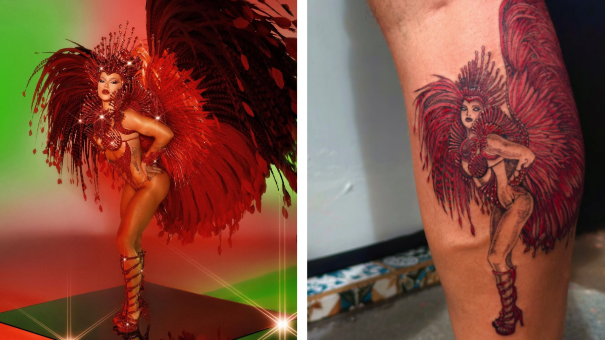 Fã faz tatuagem em homenagem a Virginia e viraliza na web