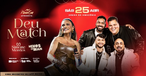 Deu Match Manaus ingressos-capa