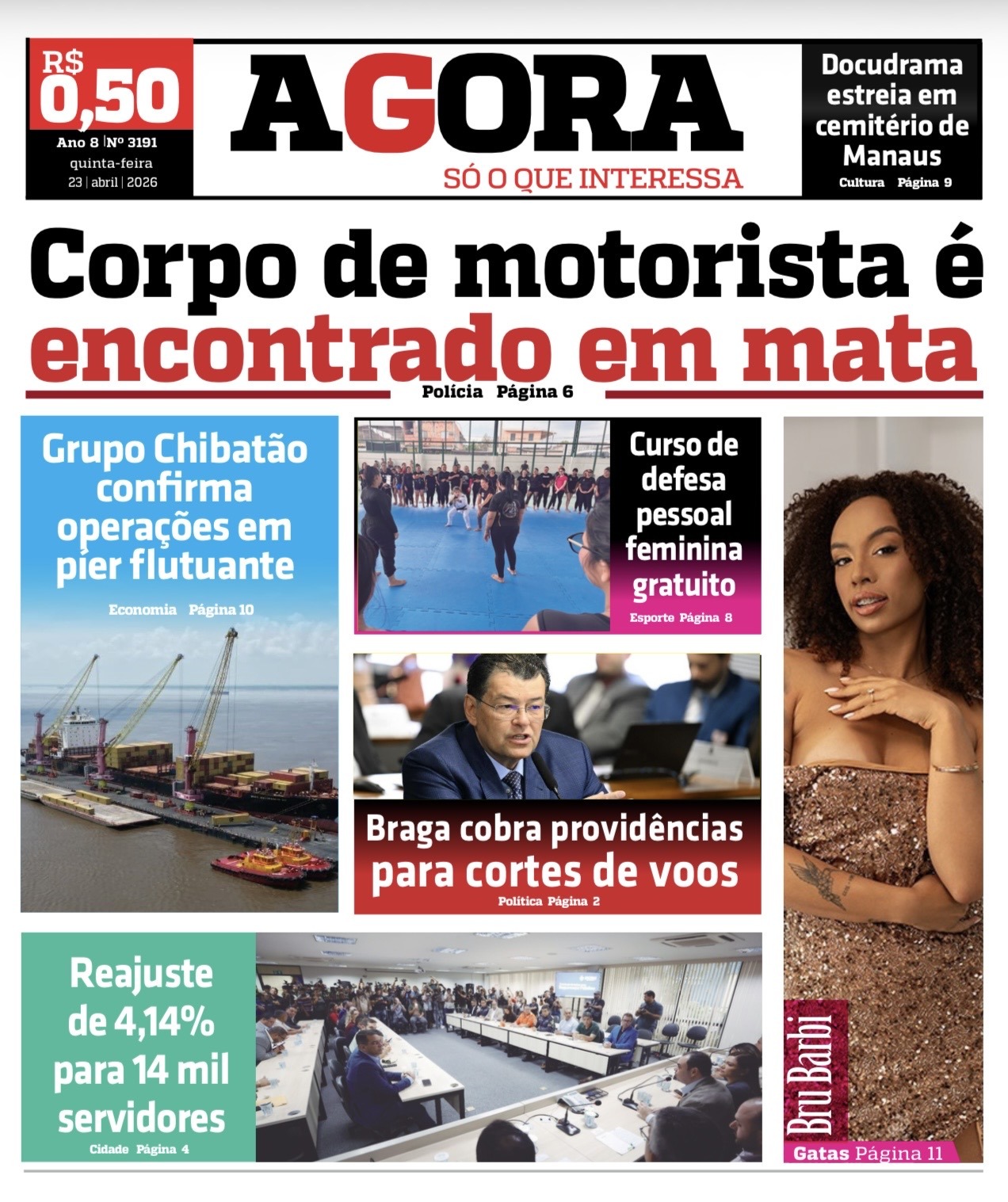 Jornal AGORA – quinta-feira, 23 de abril de 2026