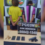Dupla é presa ao tentar assaltar ônibus pela segunda vez no mesmo dia em Manaus