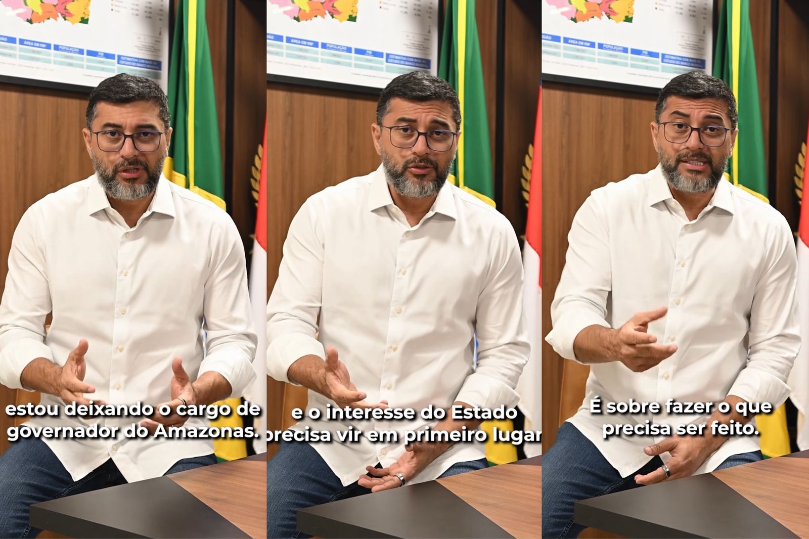 Wilson Lima se pronuncia após renúncia ao governo do AM