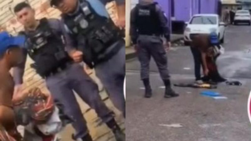 VÍDEO: Homem é preso ao tentar agredir esposa por suposta traição em Manaus