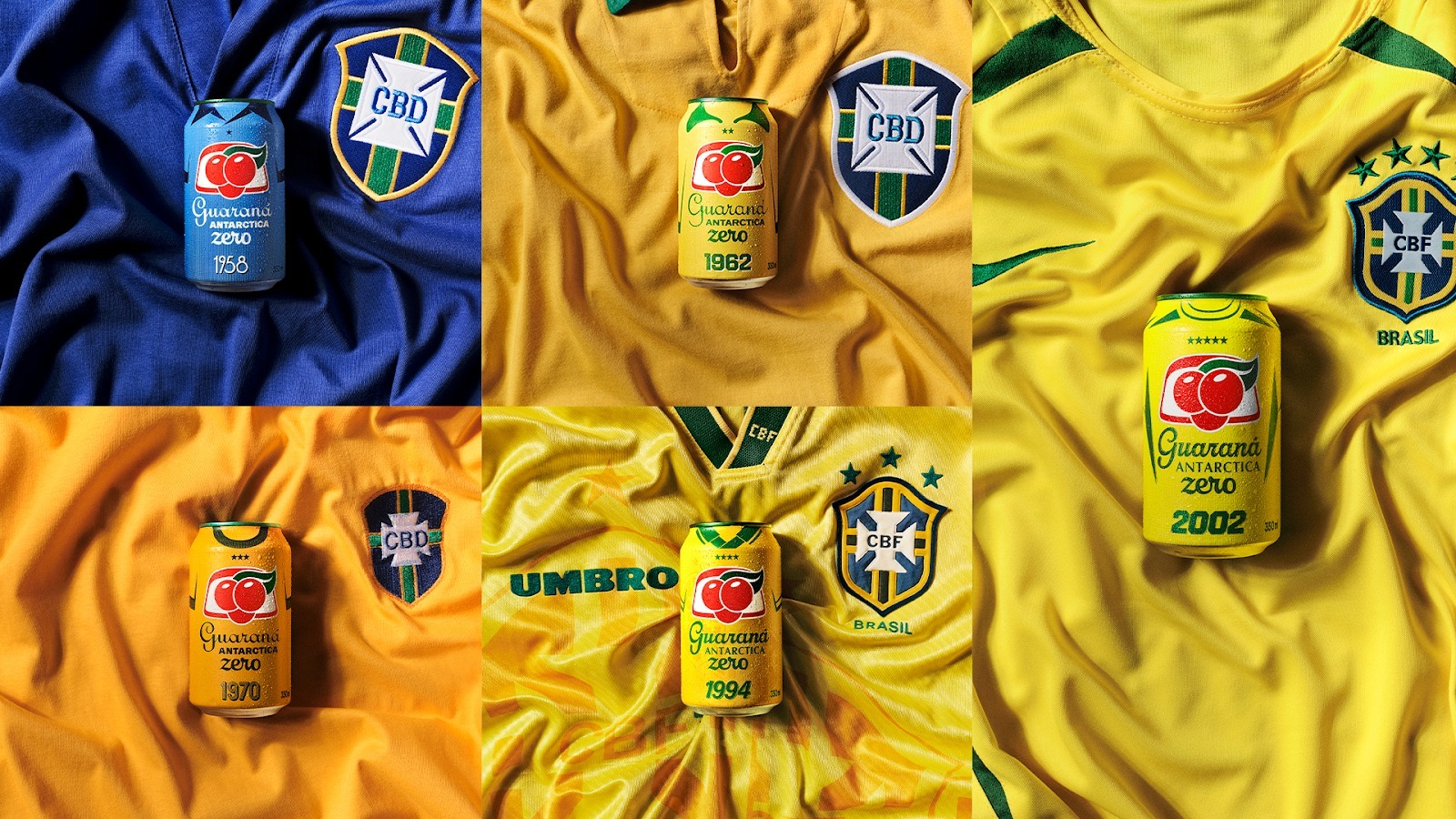 Guaraná Antarctica lança latas colecionáveis da Seleção