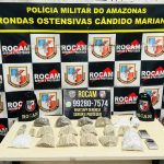 VÍDEO: Suspeito foge por basculante de banheiro e abandona arsenal do tráfico em Manaus