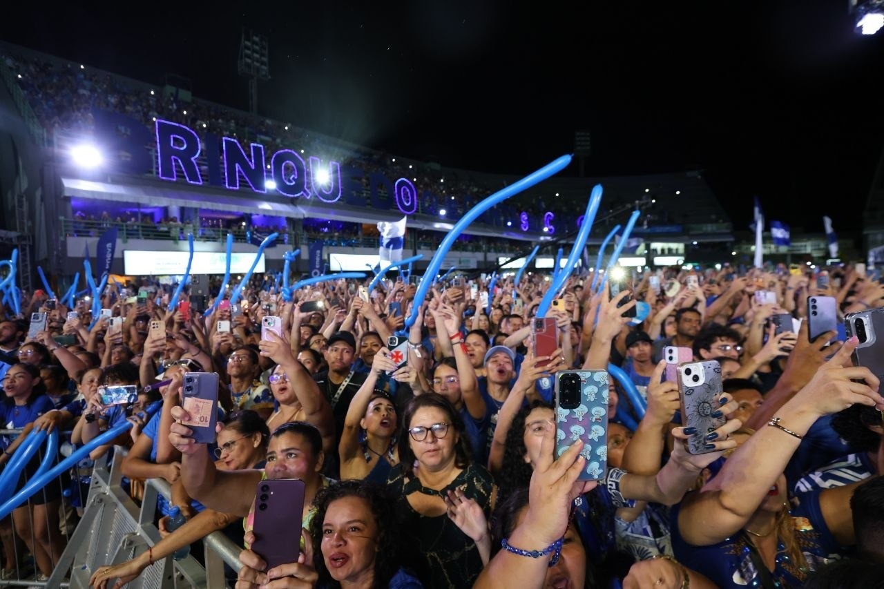 Boi Caprichoso reúne multidão em Manaus no lançamento do álbum 2026