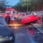 Motorista fica gravemente ferido em acidente na Manaus 2000