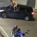 VÍDEO: Motociclista ‘voa’ após batida e cai de pé em Manaus