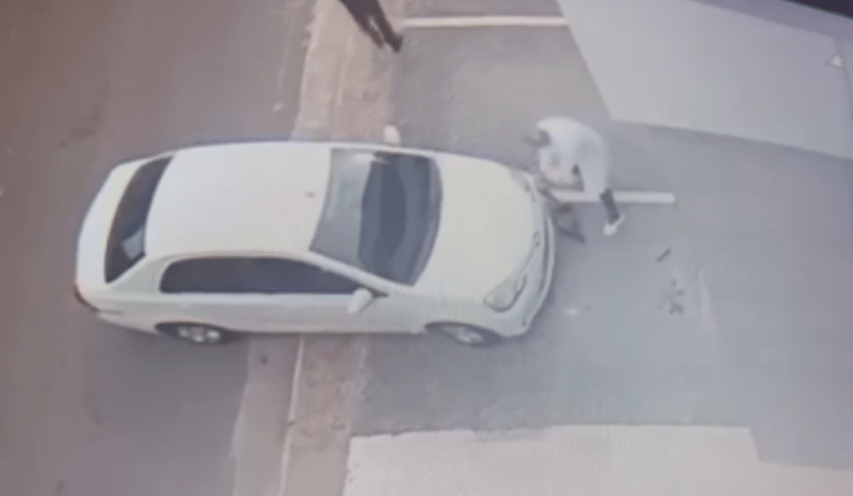 VÍDEO: Taxista quase atropela médico durante briga por vaga em clínica de Manaus